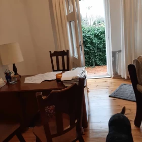 PÓŁ DOMU z DUŻĄ DZIAŁKĄ + budynek gospodarczy