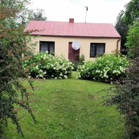 Siedlisko z domem i ogrodem [możliwość dokupienia 4,17 ha pola