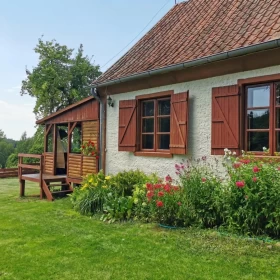 Sprzedam dom nad jeziorem działka z domem i własną linią brzegową
