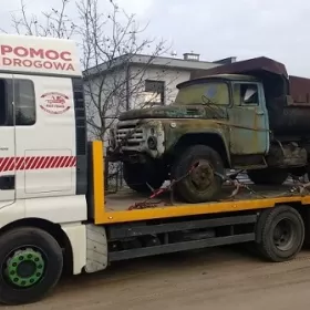 Holowanie tirów, laweta dla samochodów ciężarowych Poznań