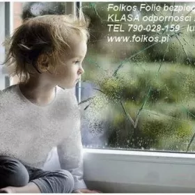 Folie bezpieczne i antywłamaniowe Warszawa -Folkos folie na okna, drzwi, witryny, lustra ...Folkos folia klasy 2B2, 1B1, P2A -oklejanie Certyfikat