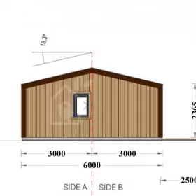 Domek drewniany 70m2 bez pozwolenia na budowę