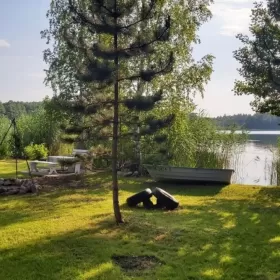 Domek na Mazurach z własną linią brzegową do wynajęcia na Mazurach.