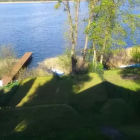 Wynajmę domek na Mazurach z własną linią brzegową
