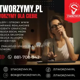 Strony www, projekty graficzne, reklama. Stworzymy.pl