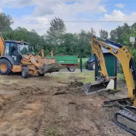 Usługi minikoparka koparko ładowarka koparka korytowanie pod kostkę
