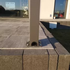PERGOLA ALUMINIOWA ELEKTRYCZNA PERGOLA Z DACHEM ZWIJANYM
