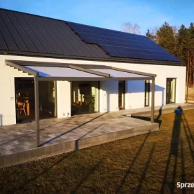 PERGOLA ALUMINIOWA ELEKTRYCZNA PERGOLA Z DACHEM ZWIJANYM