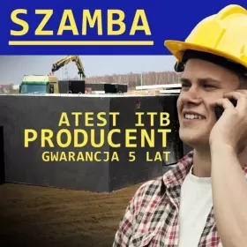 Szambo betonowe 10m3 szamba zbiornik TORUŃ MOJA WODA Producent PIWNICA