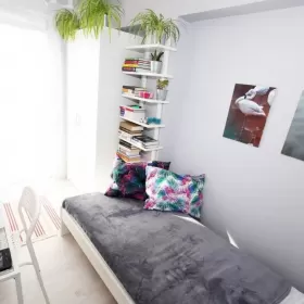 Wynajmę Pokój 1-os. balkon Śródmieście Mokotów 8min Politechnika - od września