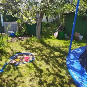 Ogródek działkowy-Działka Rekreacyjna-BROCHÓW | PRĄD,Trampolina i inne