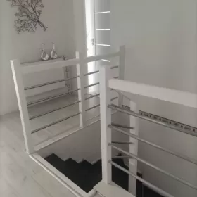 Balustrada Barierka Drewniana Metalowa Na Wymiar