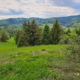 Działka BUDOWLANA widokowa w górach Soblówka 8.6ar Beskidy