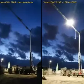 Wynajem żuraw ciesielsko-dekarski VICARIO OMV 22 AR - cała Polska