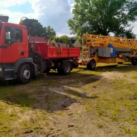 Wynajem najem żuraw wieżowy Dźwig Potain Igo 32 udźwig 4 tony