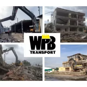 Rozbiórki i Wyburzenia, Transport, Kruszenie Gruzu, Roboty Ziemne, Recykling Materiałów Budowlanych 