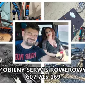 Mobilny serwis rowerowy, naprawa rowerów Konstancin Warszawa Józefosław 