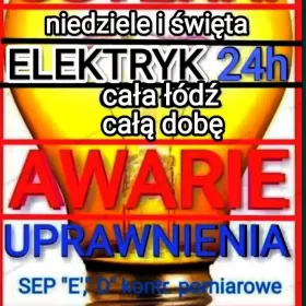 Elektryk łódź 24h awarie uprawnienia