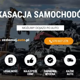 Auto Złomowanie z dojazdem do Klienta Śląsk,Małopolska,Opolskie