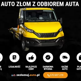 Auto Złomowanie z dojazdem do Klienta Śląsk,Małopolska,Opolskie