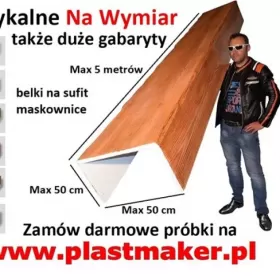 Maskownice rur i kabli - imitacje drewna