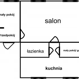 Sprzedam słoneczne mieszkanie w centrum Głuszycy 3 pokoje 50m2