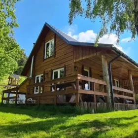 Bieszczady domek na odludziu w dziczy 