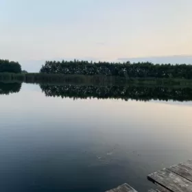 Dzialka 1000m2 z linia brzegowa jeziora, pozwolenie na budowe.