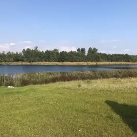 Dzialka 1000m2 z linia brzegowa jeziora, pozwolenie na budowe.