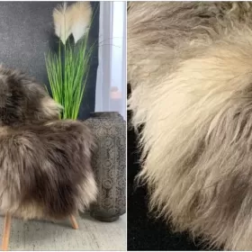 Stylowy dywan, uniwersalna naturalna skóra owcza Melerade 