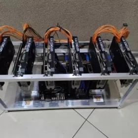 Koparka kryptowalut 359 MH/s 6 x NVIDIA GeForce RTX 3070 MSI sprzedam 