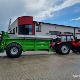 Rozrzutnik obornika jednoosiowy 12 ton bogate wyposaż, sprzedam 