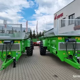 Rozrzutnik obornika jednoosiowy 12 ton bogate wyposaż, sprzedam 