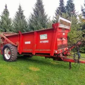 Rozrzutnik obornika Własna hydraulika klapa talerze do wapna wapniarka
