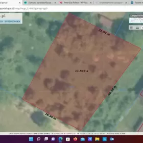 Sprzedam działkę budowlaną klucze