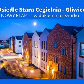 Nowy apartament, 2 pokoje z WIDOKIEM NA JEZIORKO (5L) w Gliwicach