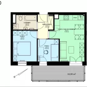 3 pokoje, duży balkon, winda, garaż NOWY budynek!