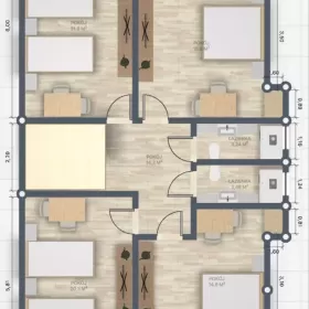 Wynajmę dom Gdańsk 5 sypialni / salon / kuchnia Ujeścisko - Łostowice 