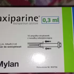 Fraxiparine 0,3 ml 10 ampuło-strzykawek 5 opakowań 