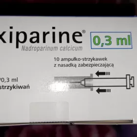 Fraxiparine 0,3 ml 10 ampuło-strzykawek 5 opakowań 