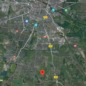 Sprzedam Działke Wrocław Krzyki Jagodno