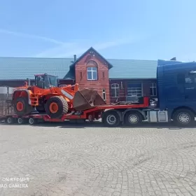 Transport maszyn 24 ton , pomoc drogowa, laweta Poznań Wielkopolska