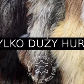 Naturalna skóra owcza Heidschnucke