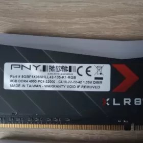 Pamięć RAM PNY XLR8 Gaming Epic X RGB 16GB 4000MHz gwarancja