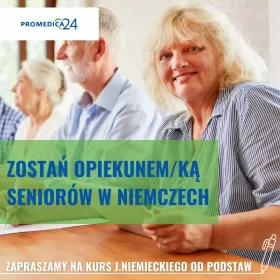 Zapisz się na kurs niemieckiego i zostań Opiekunem Seniora! 