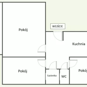 Sprzedam mieszkanie 3 pokoje LSM blisko Politechniki 60m² SUPER OKAZJA