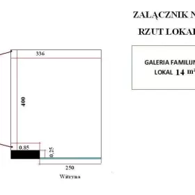 Wynajmę Lokal usługowy 14 m2, Galeria Familijna, Mosina-Krosno