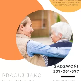 Pracuj jako Opiekunka Seniorów w Niemczech ! 