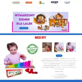 Gotowy sklep internetowy z zabawkami dla dzieci dropshipping RATY