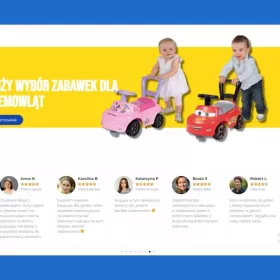 Gotowy sklep internetowy z zabawkami dla dzieci dropshipping RATY